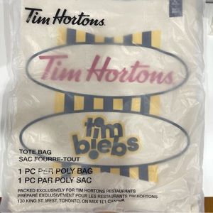 JUSTIN BIEBER x TIM HORTONS TOTE BAG